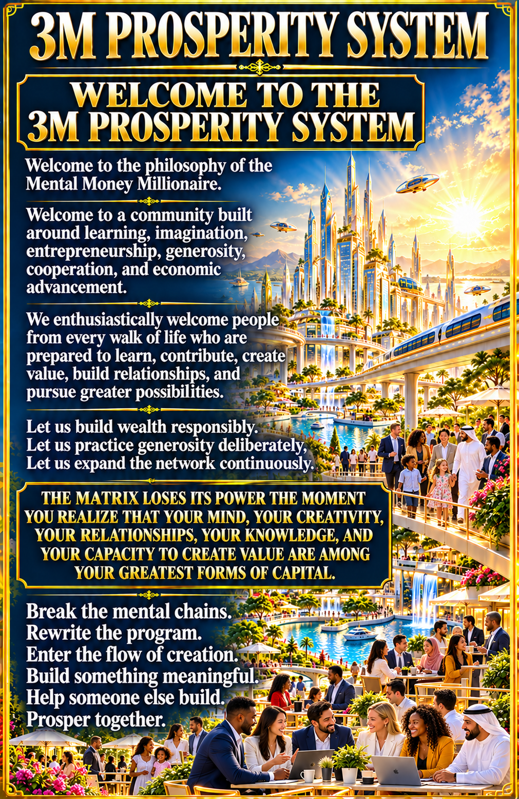 Welcome to the 3M Prosperity System