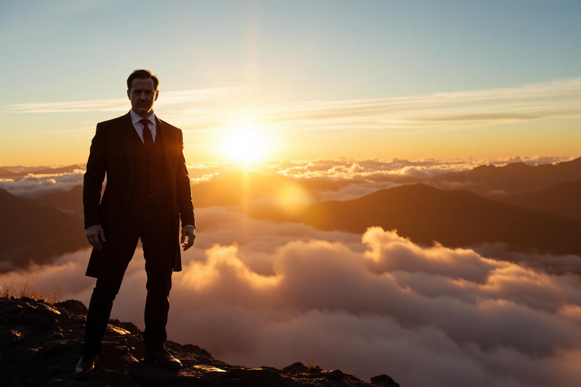 Standing Above The Clouds
