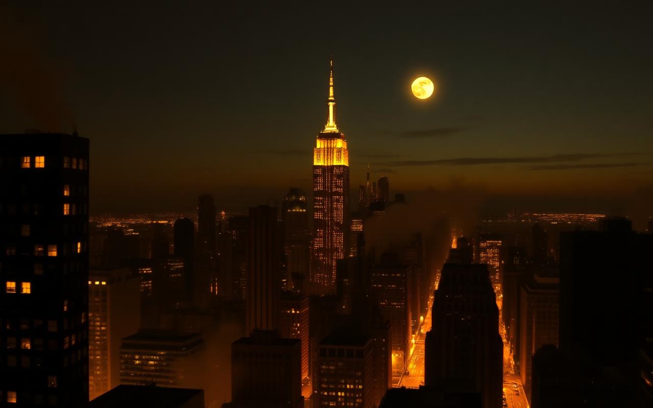 Manhattan At Dusk